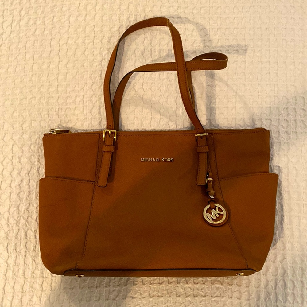 Brown leather Michael Kors Medium tote